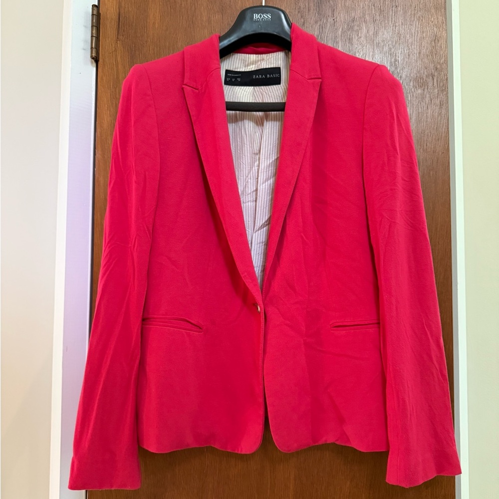 Zara Red Blazer